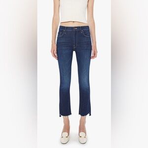 MOTHER The Insider Crop Step Fray